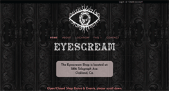 Desktop Screenshot of eyescreamjewelry.com