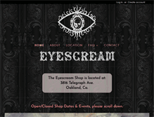 Tablet Screenshot of eyescreamjewelry.com